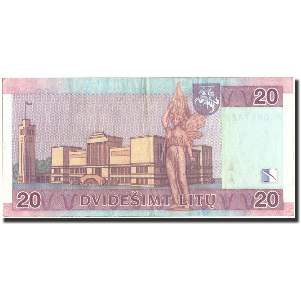 Geldschein, Lithuania, 20 Litu, 2007, 2007, KM:69, VZ