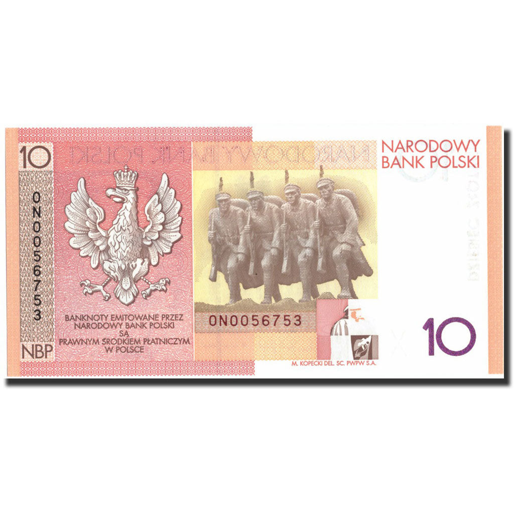 Banknote, Poland, 10 Zlotych, 2008, 2008, KM:179, UNC(65-70)