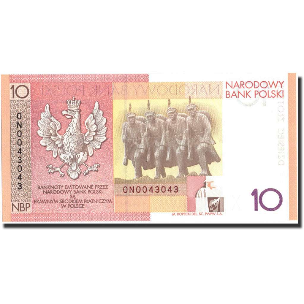 Banknote, Poland, 10 Zlotych, 2008, 2008, KM:179, UNC(65-70)
