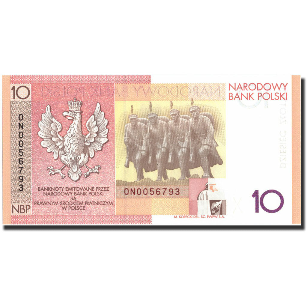 Banknote, Poland, 10 Zlotych, 2008, 2008, KM:179, UNC(65-70)