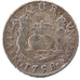Mexico, 2 Réales, 1758, Mexico, KM #86.2, VF(20-25), Silver, 6.60