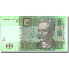 Banknote, Ukraine, 20 Hryven, 2005, 2005, KM:120b, AU(50-53)