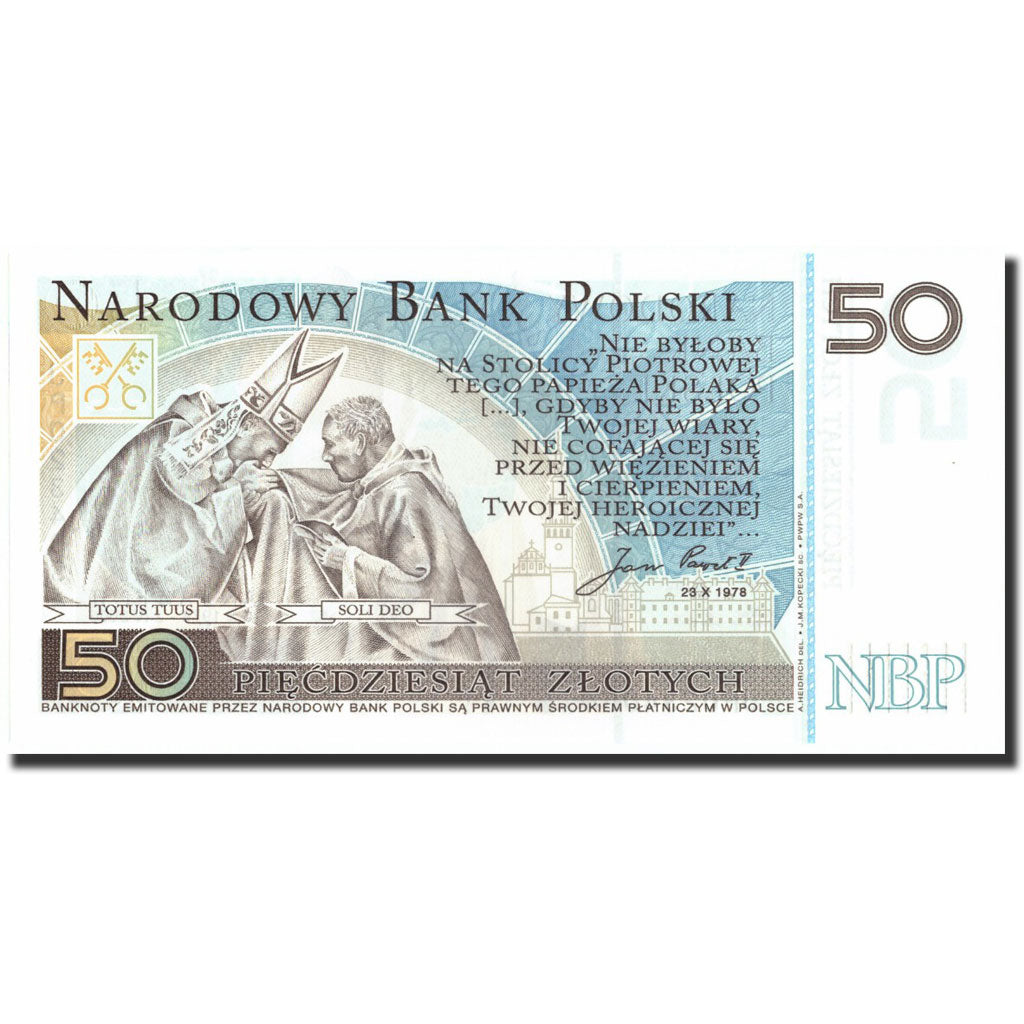 Banknote, Poland, 50 Zlotych, 2006, 2006, KM:178, UNC(65-70)