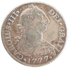 MEXICO, 2 Reales, 1777, Mexico City, KM #88.2, VF(20-25), Silver, 6.70