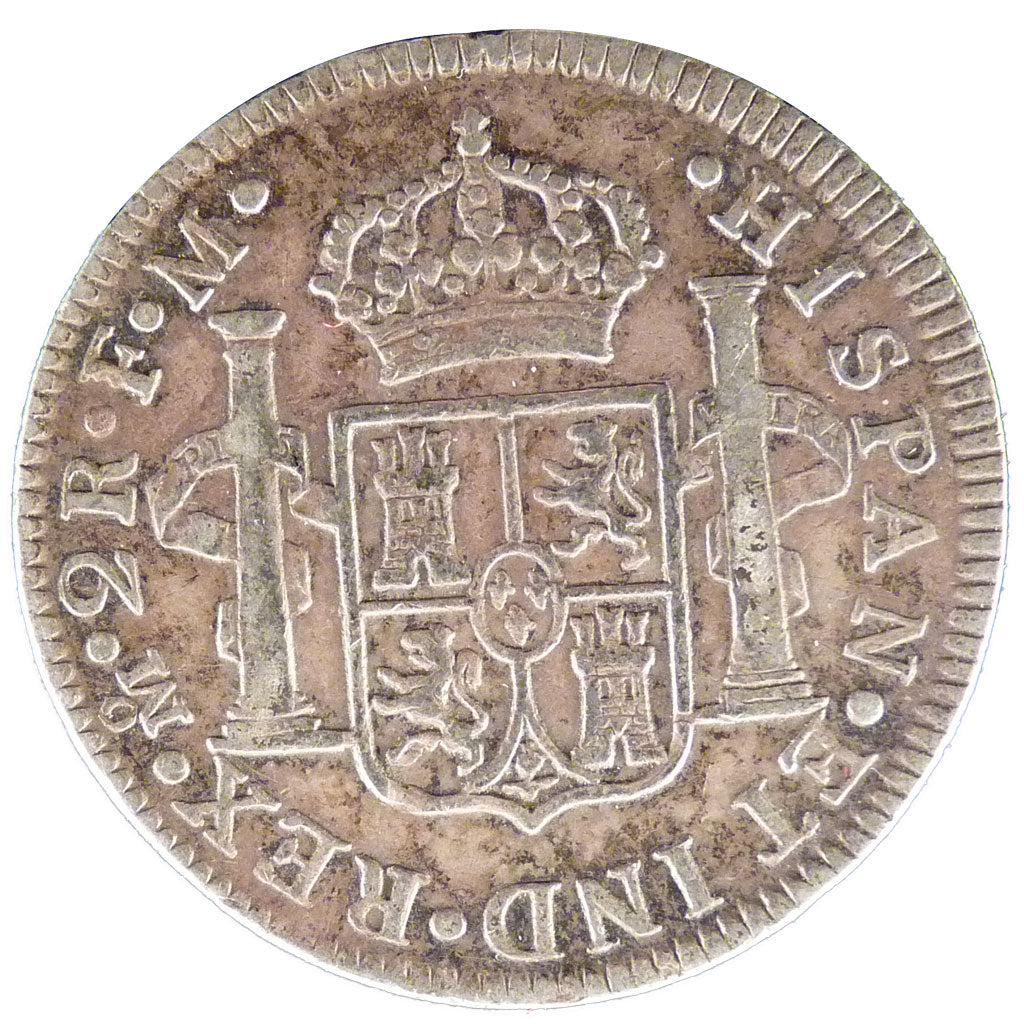 MEXICO, 2 Reales, 1777, Mexico City, KM #88.2, VF(20-25), Silver, 6.70
