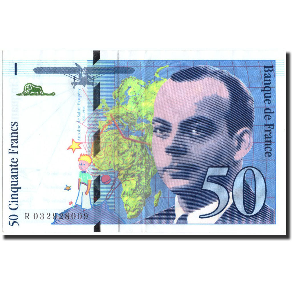 France, 50 Francs, 50 F 1992-1999 ''St Exupéry'', 1997, 1997, TTB+