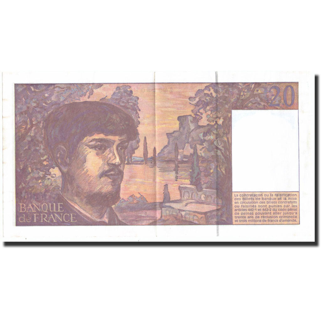 France, 20 Francs, 20 F 1980-1997 ''Debussy'', 1997, 1997, SUP+, KM:151i