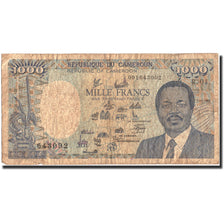 Banknote, Cameroon, 1000 Francs, 1988, 1988, KM:26a, F(12-15)
