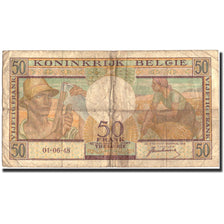 Banknote, Belgium, 50 Francs, 1948, 1948-06-01, KM:133a, VF(20-25)