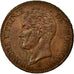 Moneta, Monaco, Honore V, 5 Centimes, Cinq, 1837, Monaco, BB+, Rame, Gadoury:102