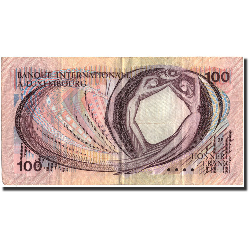 Geldschein, Luxemburg, 100 Francs, 1981, 1981-03-08, KM:14A, SS