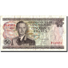 Banknote, Luxembourg, 50 Francs, 1972, 1972-08-25, KM:55b, VF(30-35)