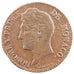 Monaco, 5 Centimes, 1837, Monte Carlo, EF(40-45), Bronze, Gadoury #102, 9.50