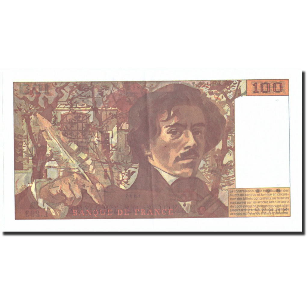Frankrijk, 100 Francs, 100 F 1978-1995 ''Delacroix'', 1995, 1995, SUP+