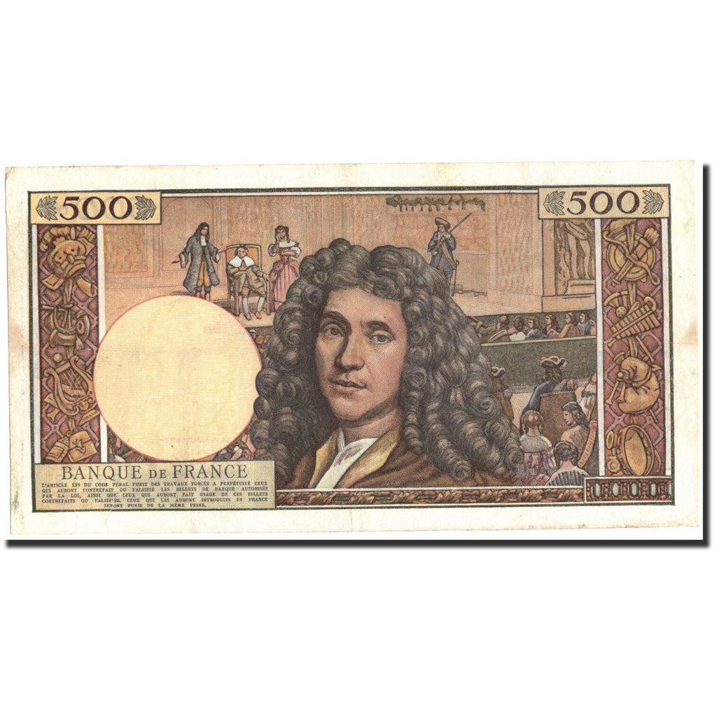 France, 500 Nouveaux Francs, 500 NF 1959-1966 ''Molière'', 1964, 1964-01-02