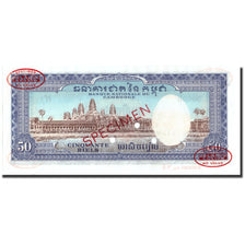 Geldschein, Kambodscha, 50 Riels, 1956-1975, Undated (1956-1975), Specimen