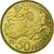 Coin, Monaco, 50 Francs, 1950, MS(65-70), Aluminium-Bronze, Gadoury:141