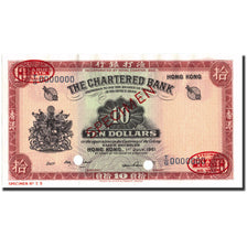 Billet, Hong Kong, 10 Dollars, 1961-07-01, Specimen TDLR, KM:70s