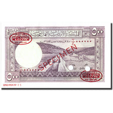 Banknote, Jordan, 500 Fils, 1952, 1952, Specimen TDLR, KM:5As, UNC(65-70)