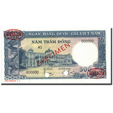 Banknote, South Viet Nam, 500 D<ox>ng, 1962, Specimen TDLR, KM:6As2, UNC(65-70)