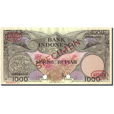 Billete, 1000 Rupiah, 1959, Indonesia, 1959, Specimen, KM:71a, UNC