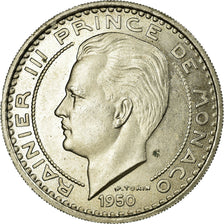 Coin, Monaco, 100 Francs, 1950, MS(65-70), Cupro-nickel, Gadoury:142