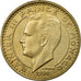 Coin, Monaco, Rainier III, 100 Francs, Cent, 1950, AU(50-53), Copper-nickel
