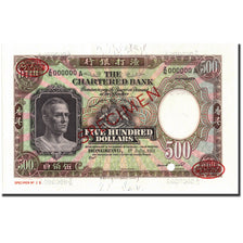 Billet, Hong Kong, 500 Dollars, 1961, 1961, Specimen TDLR, KM:72s, NEUF