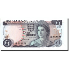 Billet, Jersey, 1 Pound, 1976-88, KM:11a, SPL+