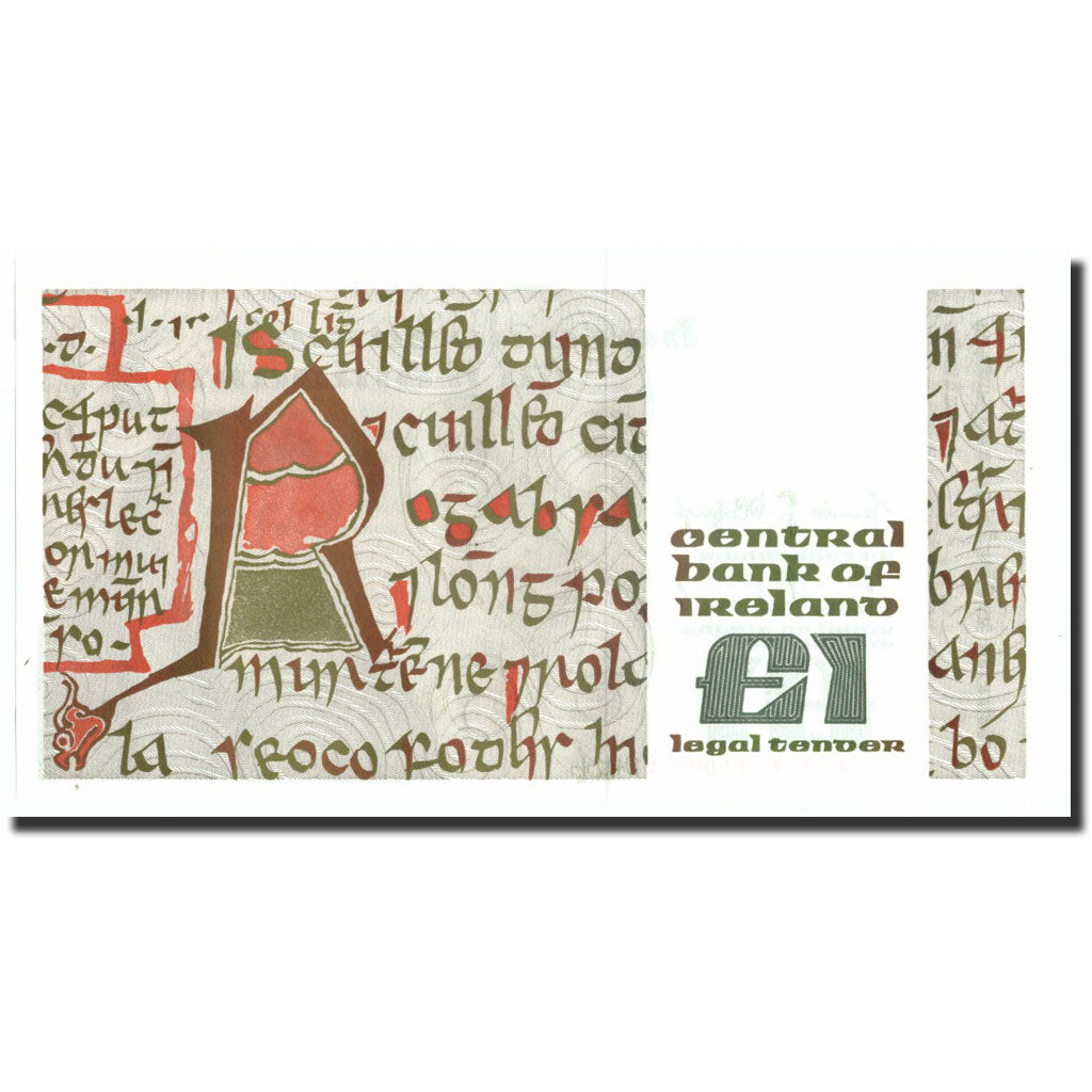 Geldschein, Ireland - Republic, 1 Pound, 1982, 1982-09-09, KM:70c, UNZ