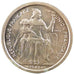 New Caledonia, 2 Francs, 1948, MS(65-70), Nickel-Bronze, Lecompte #54, 10.00