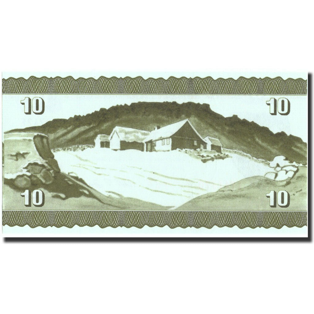 Geldschein, Faeroe Islands, 10 Kronur, 1978-86, KM:16a, UNZ-