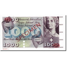 Geldschein, Schweiz, 1000 Franken, Specimen, KM:52s, UNZ