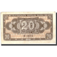 Biljet, Bulgarije, 20 Leva, 1950, KM:79a, NIEUW