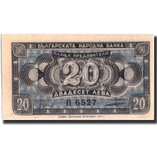 Geldschein, Bulgarien, 20 Leva, 1947, 1947, KM:74a, UNZ