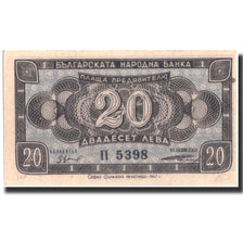 Billet, Bulgarie, 20 Leva, 1947, KM:74a, SPL