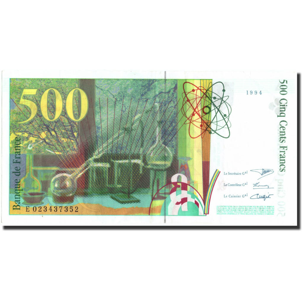 Frankreich, 500 Francs, 500 F 1994-2000 ''Pierre et Marie Curie'', 1994, 1994
