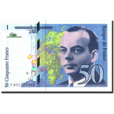 France, 50 Francs, 50 F 1992-1999 ''St Exupéry'', 1999, 1999, UNC(64)