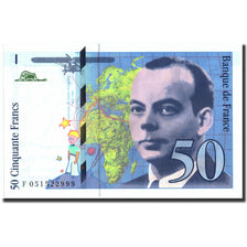 France, 50 Francs, 50 F 1992-1999 ''St Exupéry'', 1999, 1999, SPL+