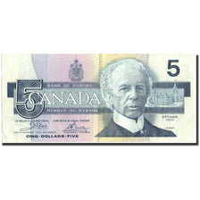 Biljet, Canada, 5 Dollars, 1986, 1986, KM:95a2, TTB
