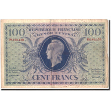 France, 100 Francs, 1943-1945 Marianne, 1943, 1943-10-02, VF(20-25), KM:105a