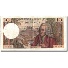 France, 10 Francs, 10 F 1963-1973 ''Voltaire'', 1967, 1967-04-06, TB+, KM:147b