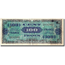 Francia, 100 Francs, 1945 Verso France, 1944, 1944, BC+, KM:118a