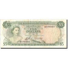Geldschein, Bahamas, 5 Dollars, 1965, KM:20a, S+
