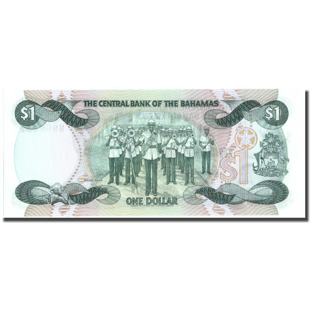 Banknote, Bahamas, 1 Dollar, 1974, KM:43a, UNC(65-70)