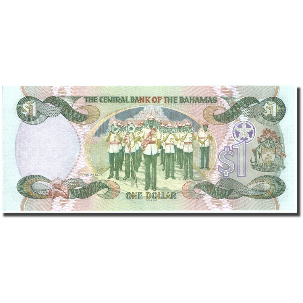 Geldschein, Bahamas, 1 Dollar, 2001, 2001, UNZ-