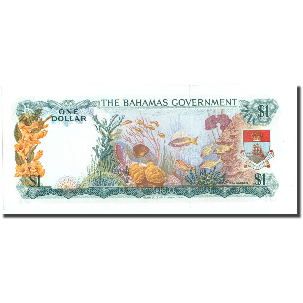 Banknote, Bahamas, 1 Dollar, 1965, KM:18a, UNC(65-70)