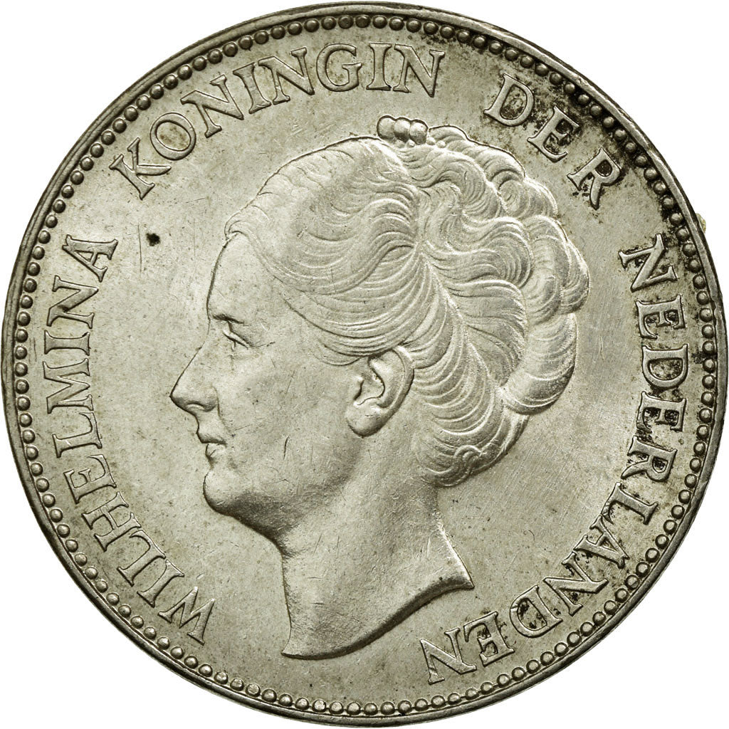 Moneta, Paesi Bassi, Wilhelmina I, Gulden, 1939, SPL, Argento, KM:161.1