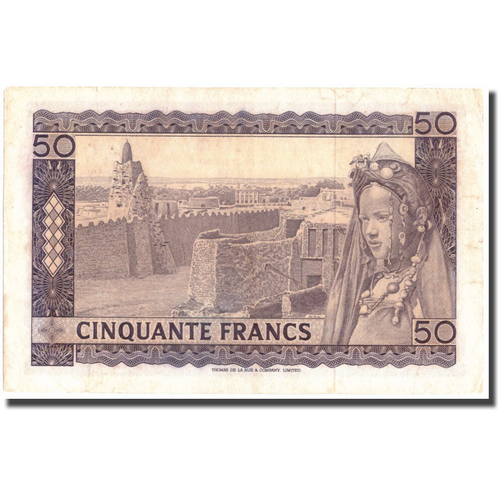 Billet, Mali, 50 Francs, 1960, 1960-09-22, KM:6a, TTB