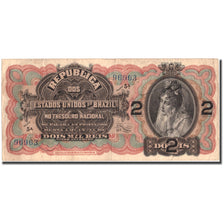 Billet, Brésil, 2 Mil Reis, 1918, 1918, KM:13a, TB